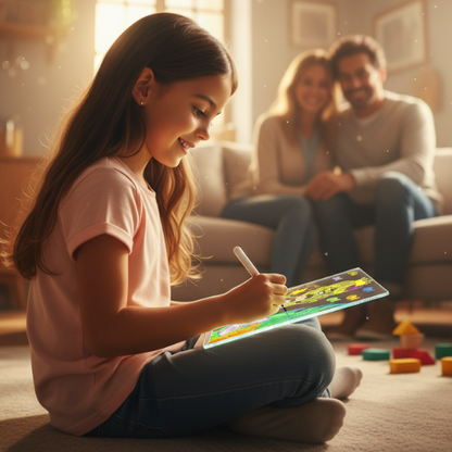 LUMIDOODLE™-TABLETA DE DIBUJO LIGERA