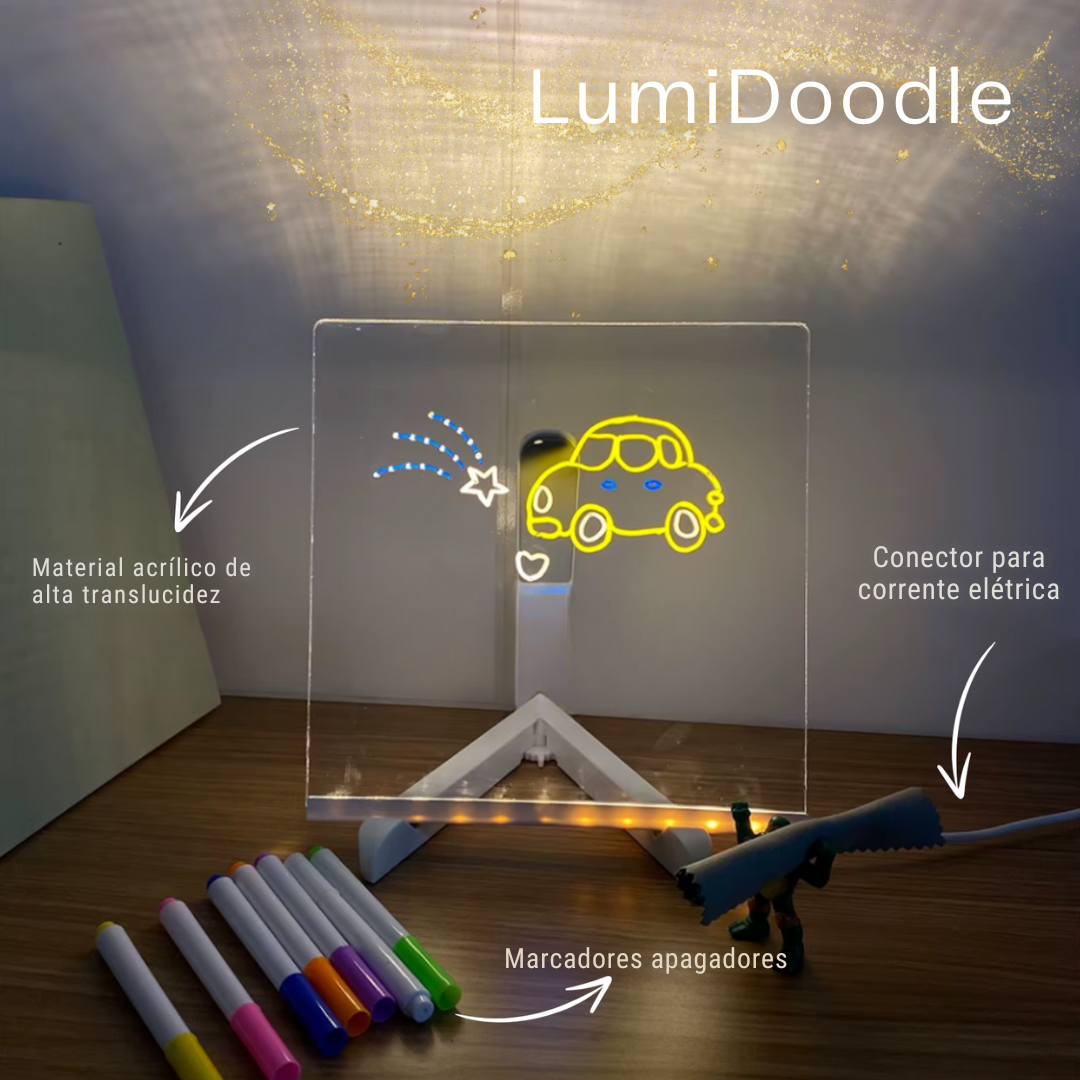 LUMIDOODLE™-TABLETA DE DIBUJO LIGERA