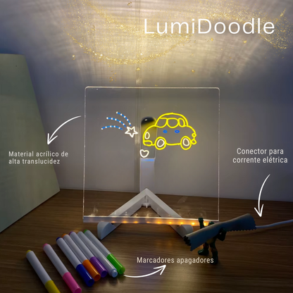 LUMIDOODLE™-TABLETA DE DIBUJO LIGERA