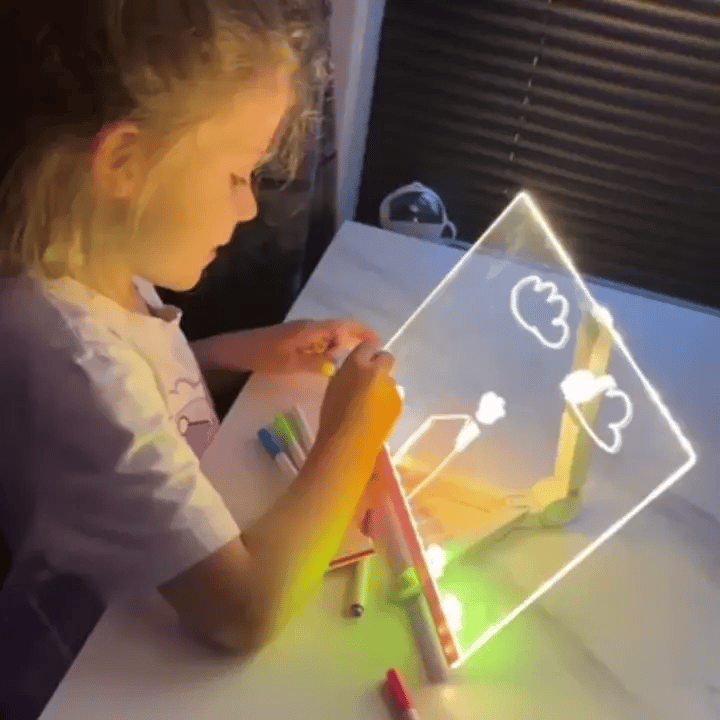 LUMIDOODLE™-TABLETA DE DIBUJO LIGERA